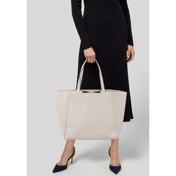 kate spade Handbags - KATE SPADE New York Camden Way Lenora Leather Tote Bag Pebble